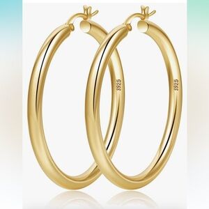 Gold Hoop Earrings